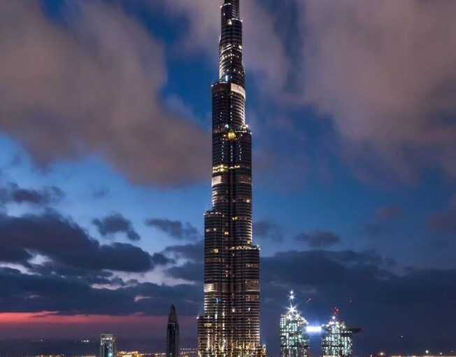 Burj Khalifa, the tallest building in the building