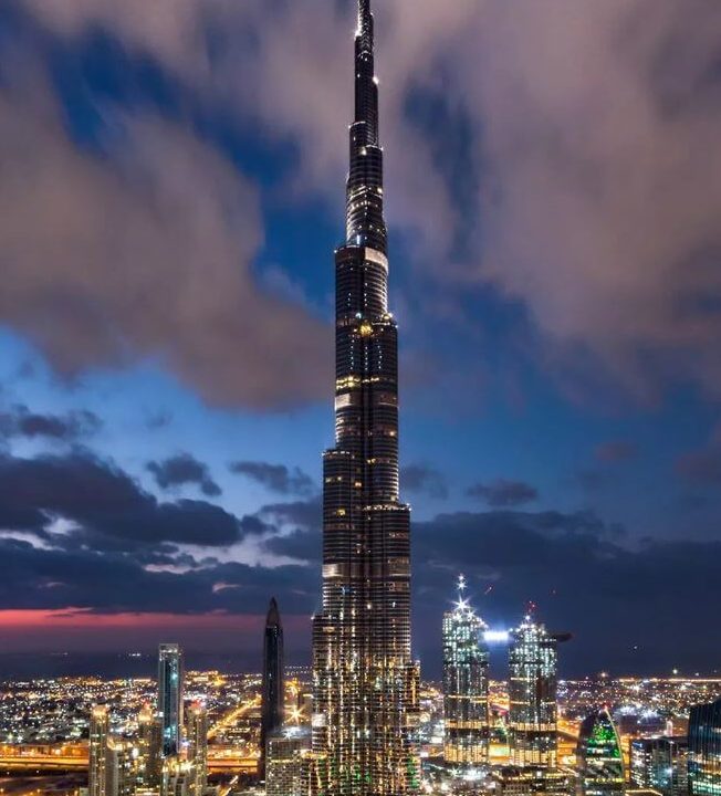 Burj Khalifa, the tallest building in the building